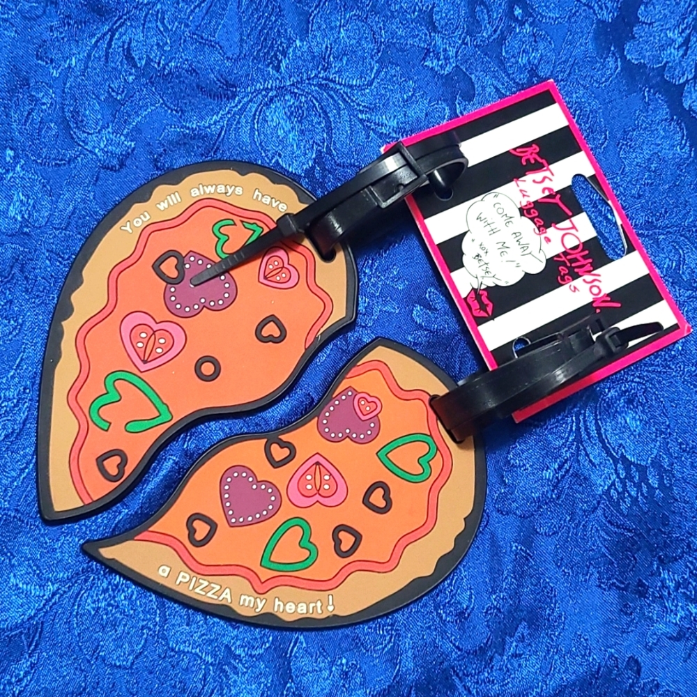 BJ "Pizza My Heart" Luggage Tags